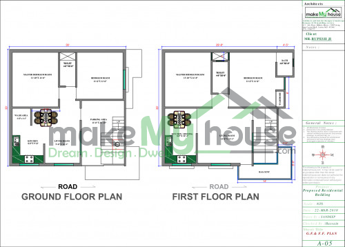 30x30 Home Plan 900 Sqft Home Design 2 Story Floor Plan