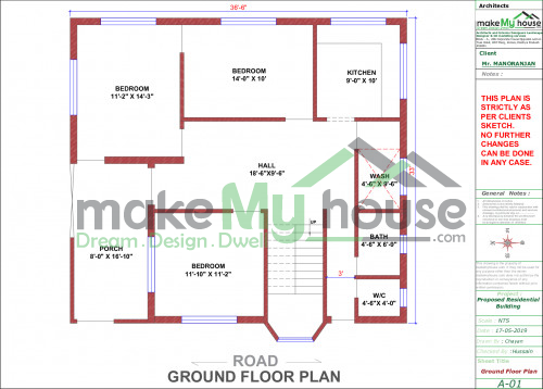 simple house floor plan