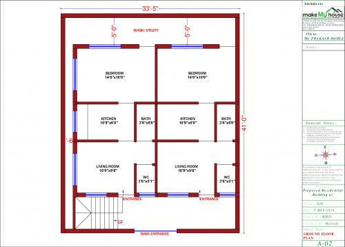 33x41 Floor Plan