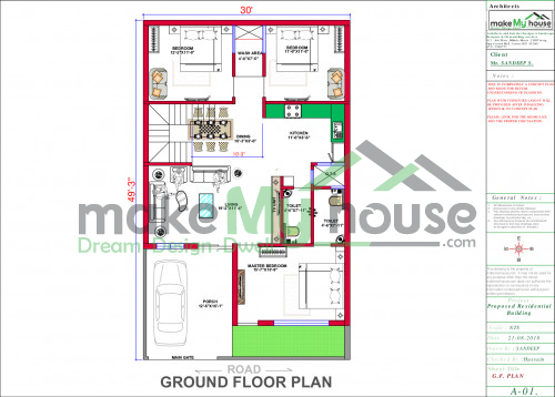 elevation design drawing