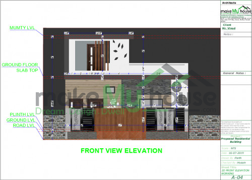 elevation design ground floor