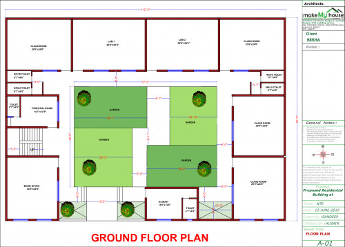 school floor plan