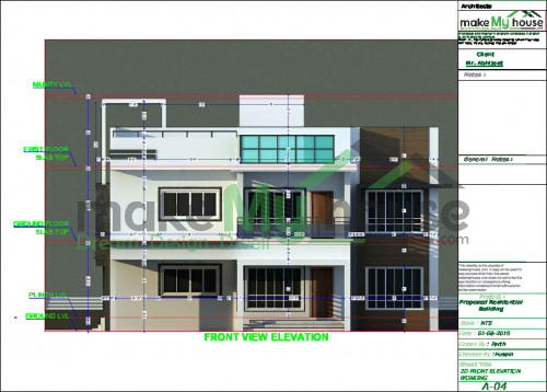 elevation design ground floor