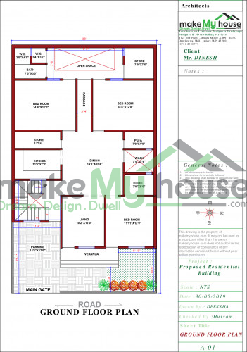 duplex floor plan