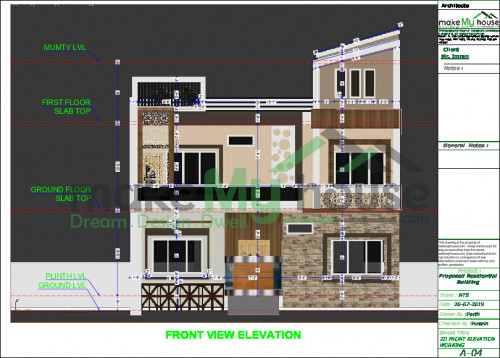 elevation tiles design for home