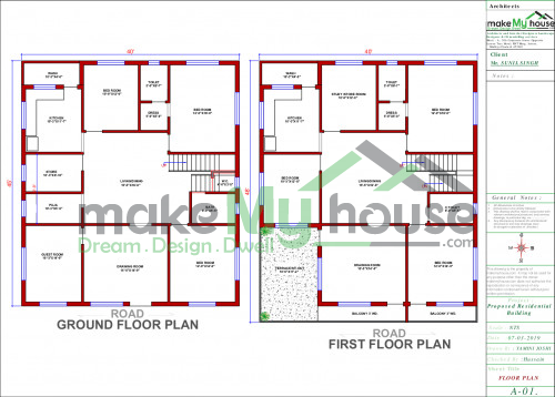 duplex floor plan