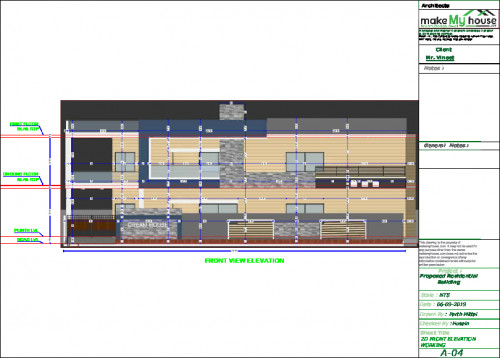 elevation design ground floor