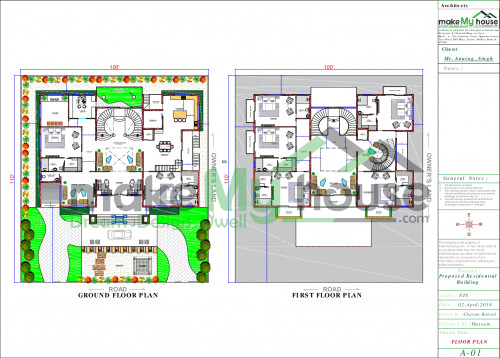 house front side design