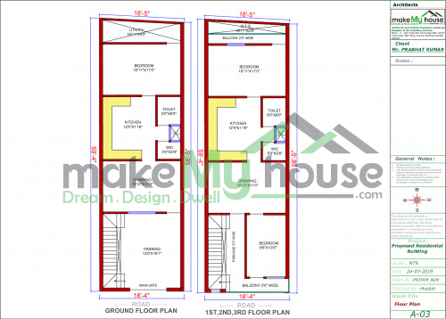 18ft x 60ft Home Design