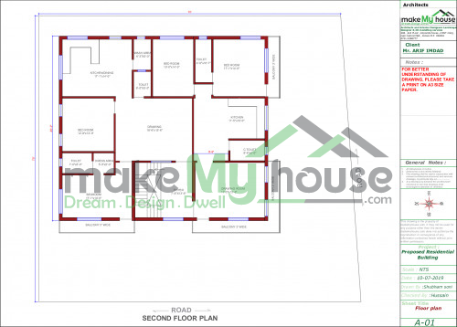 Triple Storey House floor plan