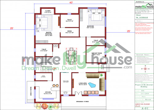 simplex floor plan