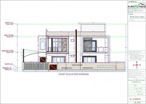 elevation lighting design