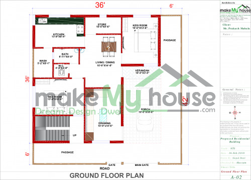 makan ka elevation design