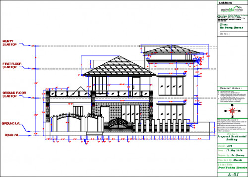 makan ka elevation design