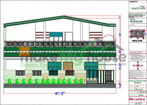 indian house plans elevation