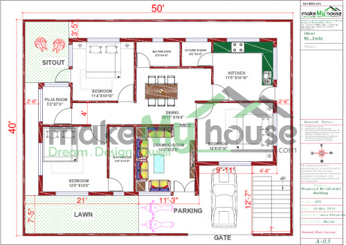 makan ka elevation design