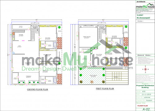 elevation design work