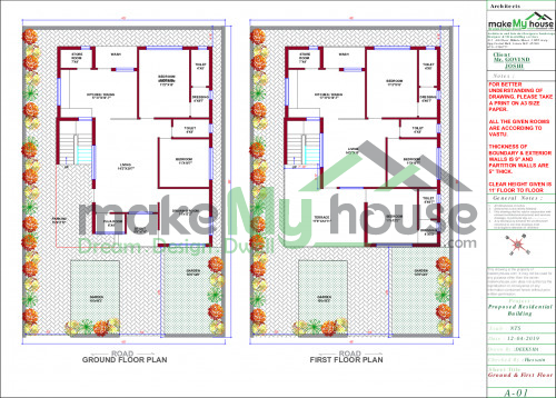 45x70 House Plan