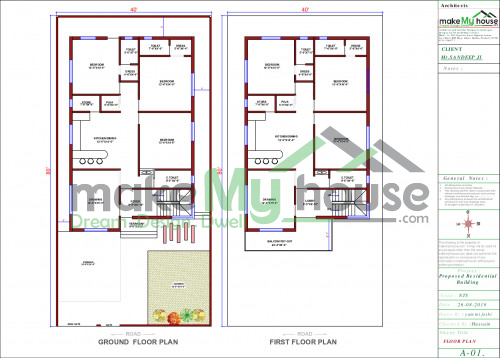 40x80 Floor Plan