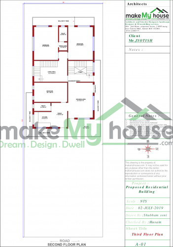 3 marla house design