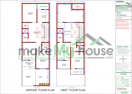 20x60 House Plan