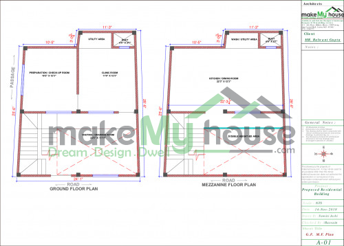 24x25 Plot House Plan