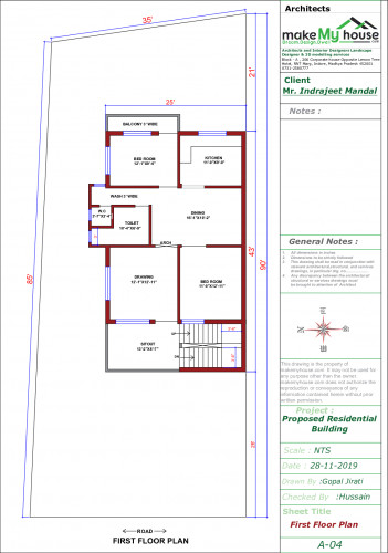 35x85 Floor Plan