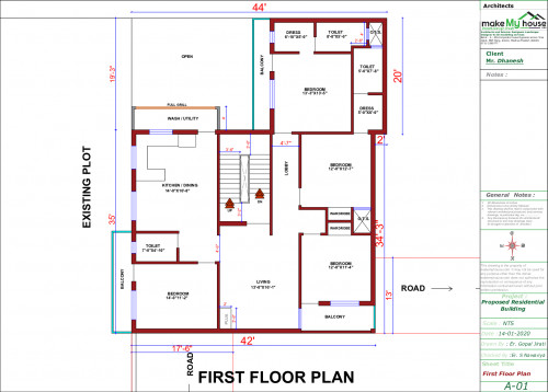 Duplex Floor Plan