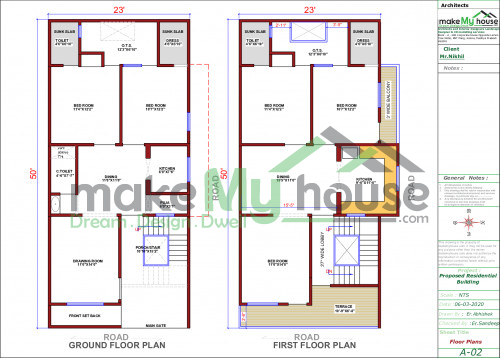 23X50 Floor Plan