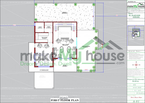 100x125 Floor Plan