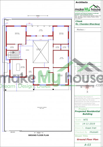 7 BHK 2 Storey House Plan