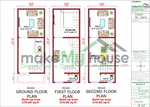 10x27 Floor Plan