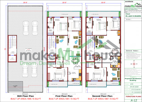 30x75 Floor Plan