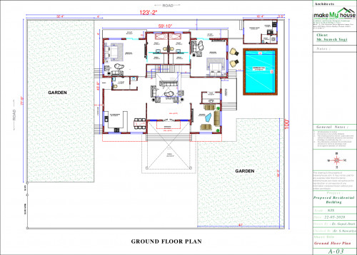 123x100 Floor Plan