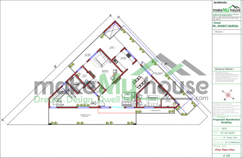 90x80 Floor Plan