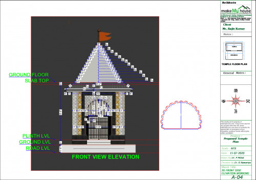 temple elevation design