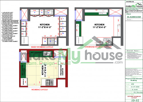 kitchen design dimensions