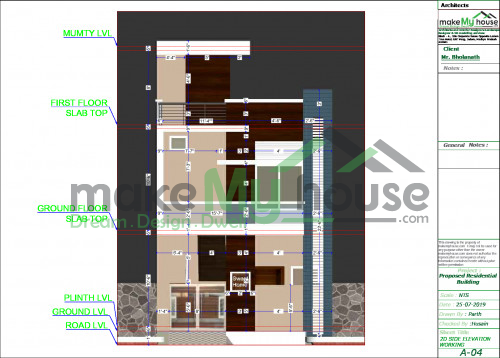 20x55 House Plan