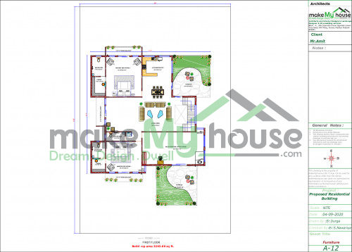 Floor Plan with Parking