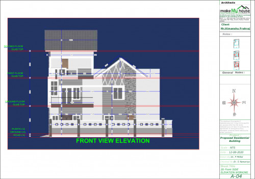 3D house elevation