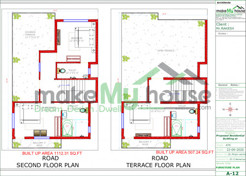 three storey house plan