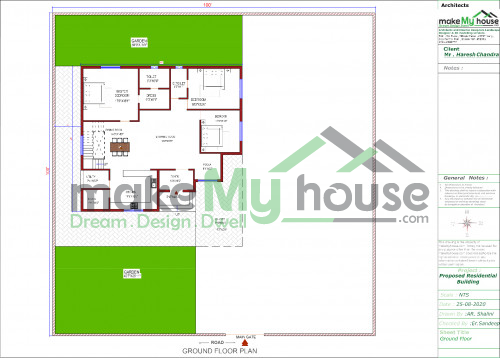 Floor Plan with Parking