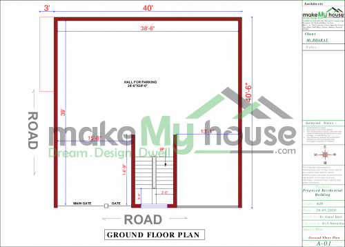 3 storey house plan