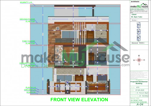 Floor Plan with Parking