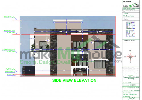 floor plan with lawn