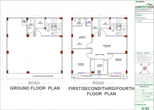 5 marla house design plans