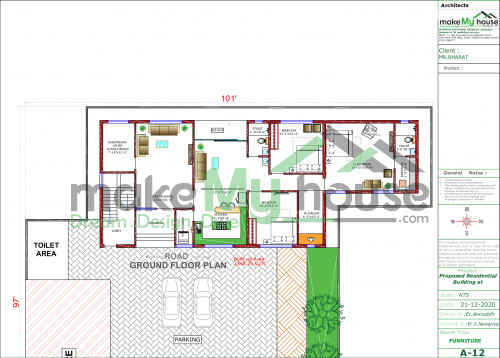 South facing house plan