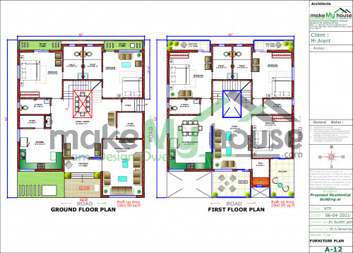 42x52 house plan