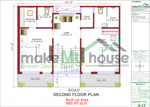 south facing floor plan