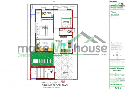 triplex house exterior design